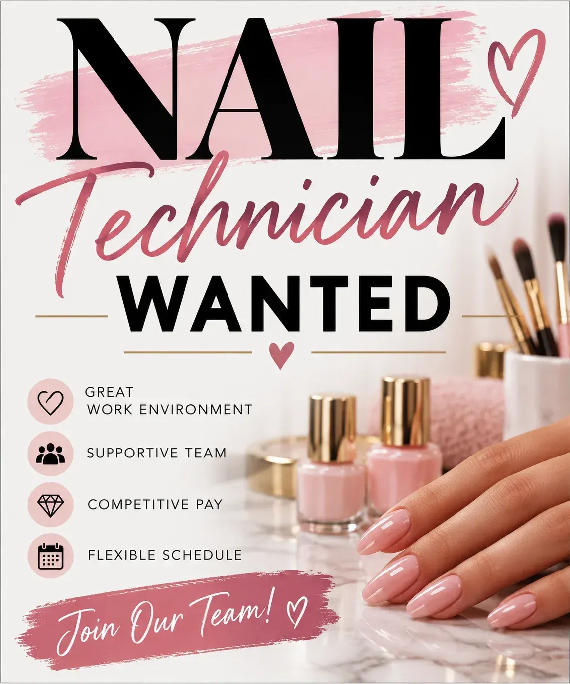 Nail Technician Wanted